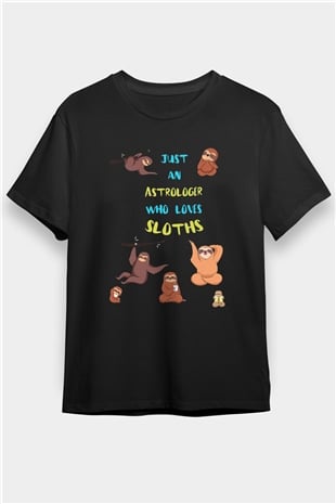 Astrolog Siyah Unisex Tişört T-Shirt - TişörtFabrikası