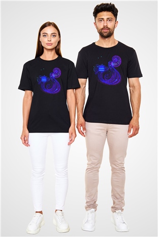 Astrolog Siyah Unisex Tişört T-Shirt - TişörtFabrikası