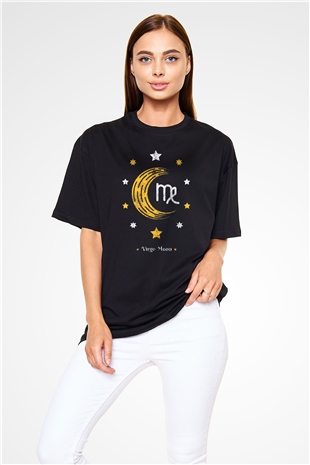 Astrolog Siyah Oversize Tişört Oversize T-shirt - TişörtFabrikası