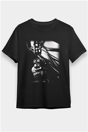 Astronom Siyah Unisex Tişört T-Shirt - TişörtFabrikası