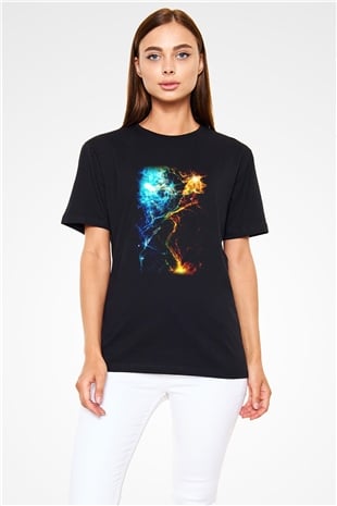 Astronom Siyah Unisex Tişört T-Shirt - TişörtFabrikası