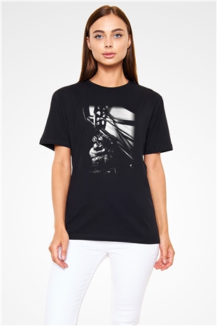 Astronom Siyah Unisex Tişört T-Shirt - TişörtFabrikası