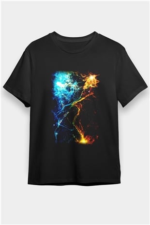 Astronom Siyah Unisex Tişört T-Shirt - TişörtFabrikası