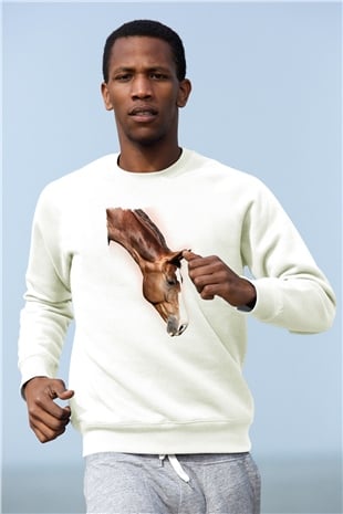 At Beyaz Unisex Sweatshirt