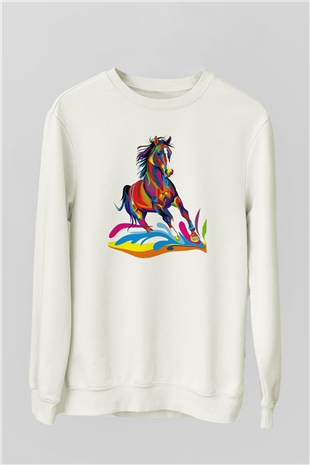 At Beyaz Unisex Sweatshirt