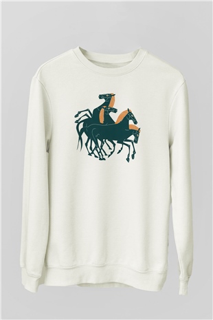 At Beyaz Unisex Sweatshirt