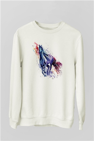 At Beyaz Unisex Sweatshirt