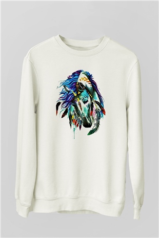 At Beyaz Unisex Sweatshirt