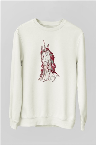 At Beyaz Unisex Sweatshirt