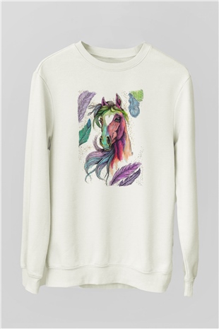 At Beyaz Unisex Sweatshirt