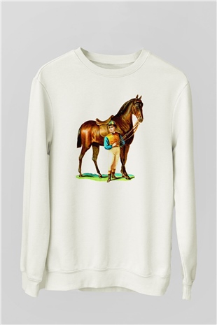 At Beyaz Unisex Sweatshirt