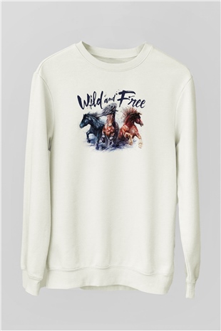 At Beyaz Unisex Sweatshirt