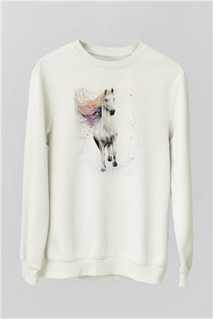 At Beyaz Unisex Sweatshirt