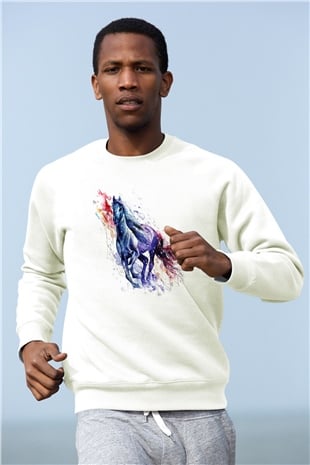 At Beyaz Unisex Sweatshirt