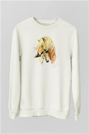 At Beyaz Unisex Sweatshirt