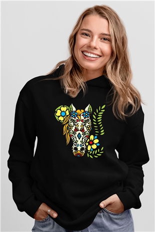 At Siyah Unisex Hoodie