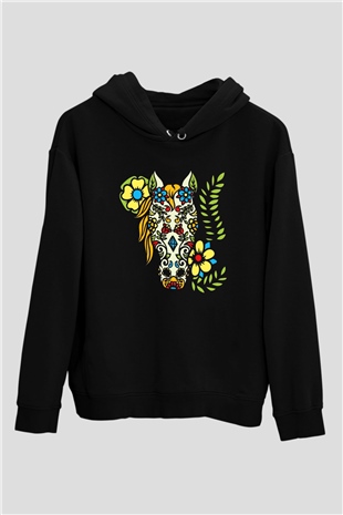 At Siyah Unisex Hoodie