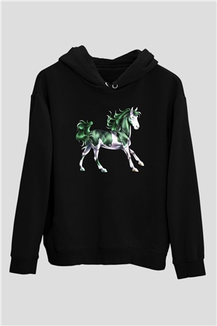 At Siyah Unisex Hoodie