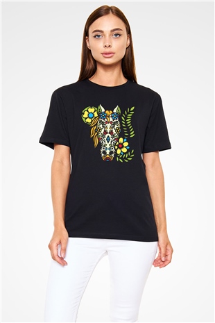 At Siyah Unisex Tişört T-Shirt - TişörtFabrikası