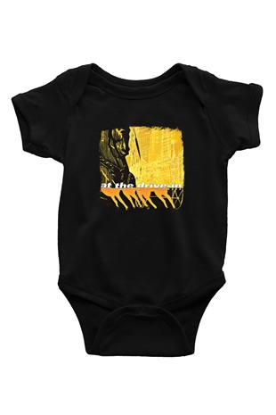 At the Drive-In Baskılı Unisex Siyah Bebek Body - Zıbın