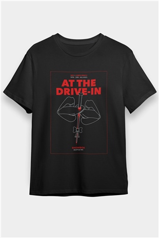 At the Drive-In Siyah Unisex Tişört T-Shirt - TişörtFabrikası