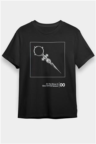 At the Drive-In Siyah Unisex Tişört T-Shirt - TişörtFabrikası