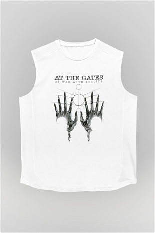 At The Gates Beyaz Unisex Kolsuz Tişört