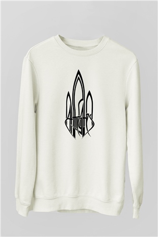 At The Gates Beyaz Unisex Sweatshirt