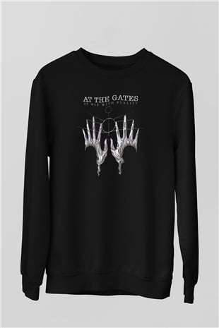 At The Gates Siyah Unisex Sweatshirt