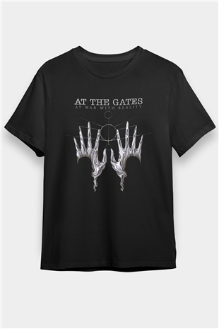 At The Gates Siyah Unisex Tişört T-Shirt - TişörtFabrikası