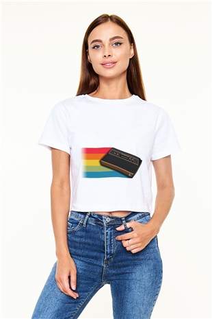 Atari Beyaz Unisex Oversize Tişört