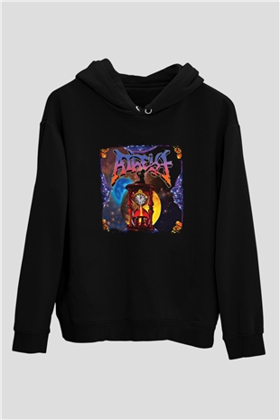 Atheist Baskılı Unisex Siyah Hoodie
