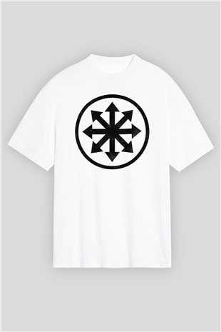 Atilla Beyaz Oversize Tişört Oversize T-shirt - TişörtFabrikası