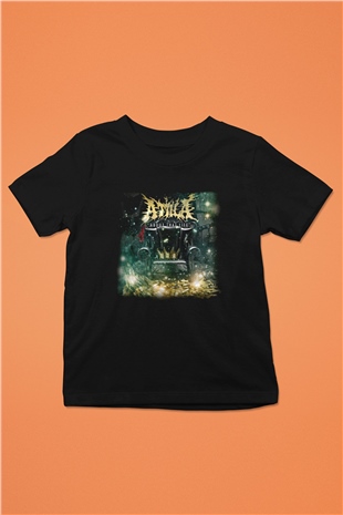 Atilla Siyah Unisex Çocuk Tişört