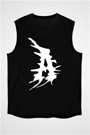 Atilla Siyah Unisex Kolsuz Tişört