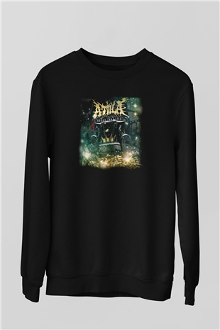 Atilla Siyah Unisex Sweatshirt