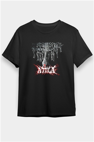 Atilla Siyah Unisex Tişört T-Shirt - TişörtFabrikası