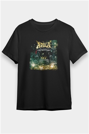 Atilla Siyah Unisex Tişört T-Shirt - TişörtFabrikası