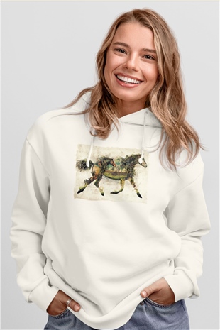 AtlarBeyaz  Unisex Hoodie