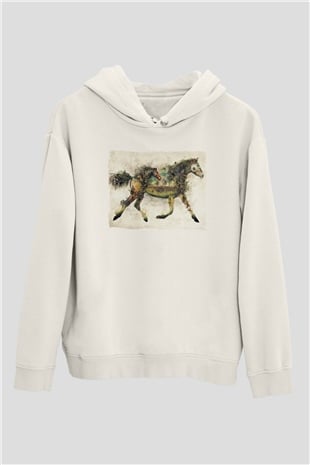 AtlarBeyaz  Unisex Hoodie