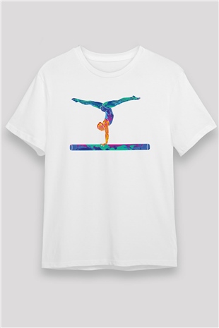 Atlet Beyaz Unisex Tişört T-Shirt - TişörtFabrikası