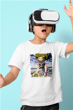 Atrophy Baskılı Unisex Beyaz Çocuk Tişört