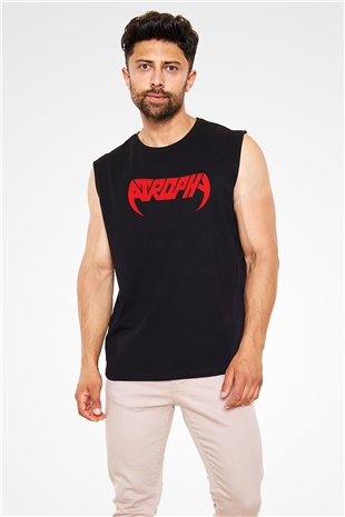 Atrophy Siyah Unisex Kolsuz Tişört