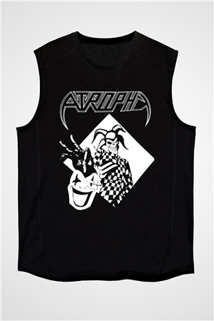Atrophy Siyah Unisex Kolsuz Tişört