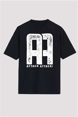 Attack Attack Siyah Oversize Tişört Oversize T-shirt - TişörtFabrikası