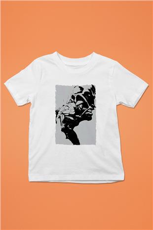 Attack On Titan Baskılı Beyaz Unisex Beyaz Çocuk Tişört - Tshirt