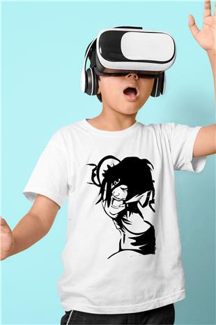 Attack On Titan Baskılı Beyaz Unisex Beyaz Çocuk Tişört - Tshirt