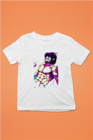 Attack On Titan Baskılı Unisex Siyah Çocuk Tişört - Tshirt