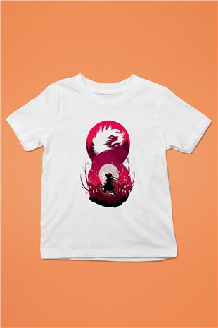 Attack On Titan Baskılı Unisex Siyah Çocuk Tişört - Tshirt