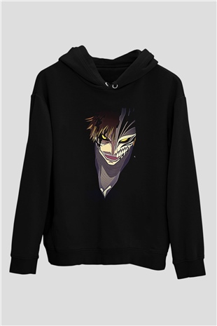 Attack On Titan Baskılı Unisex Siyah Hoodie